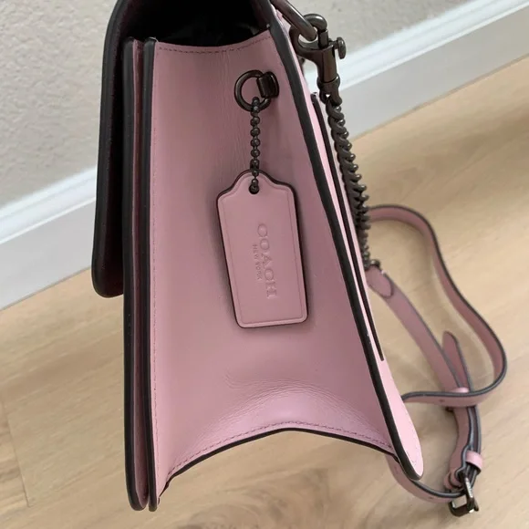NWT Coach Parker Top Handle Pewter/Aurora 52664